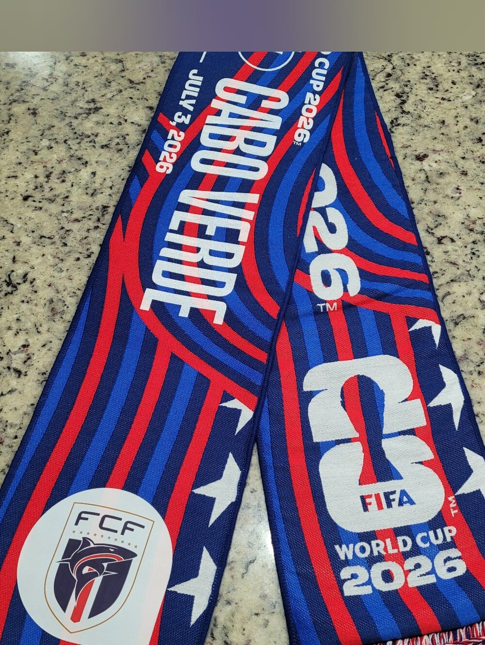 Argentina Vs Cabo Verde Scarf FIFA World Cup 2026 Miami Limited Edition - Picture 3 of 9